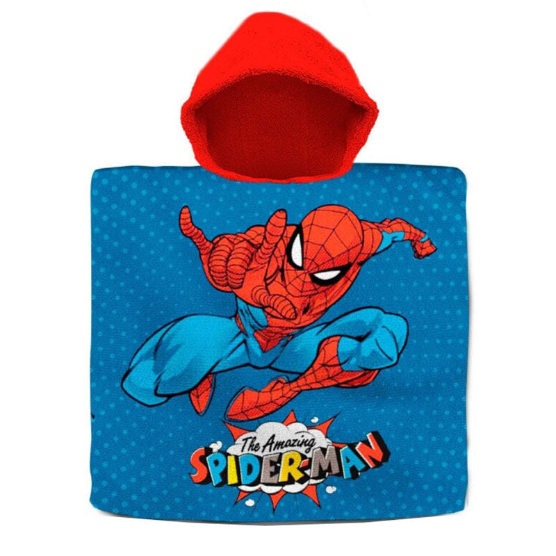Poncho toalla Spiderman Marvel algodon - Lunar Boutique