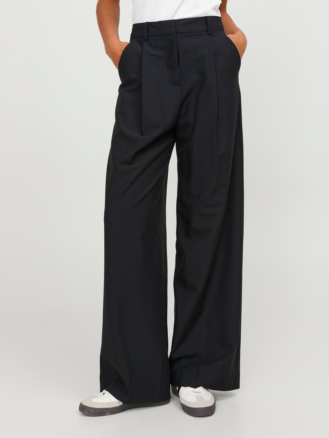 JXELLIS Pantalones clásicos cintura alta - Lunar Boutique